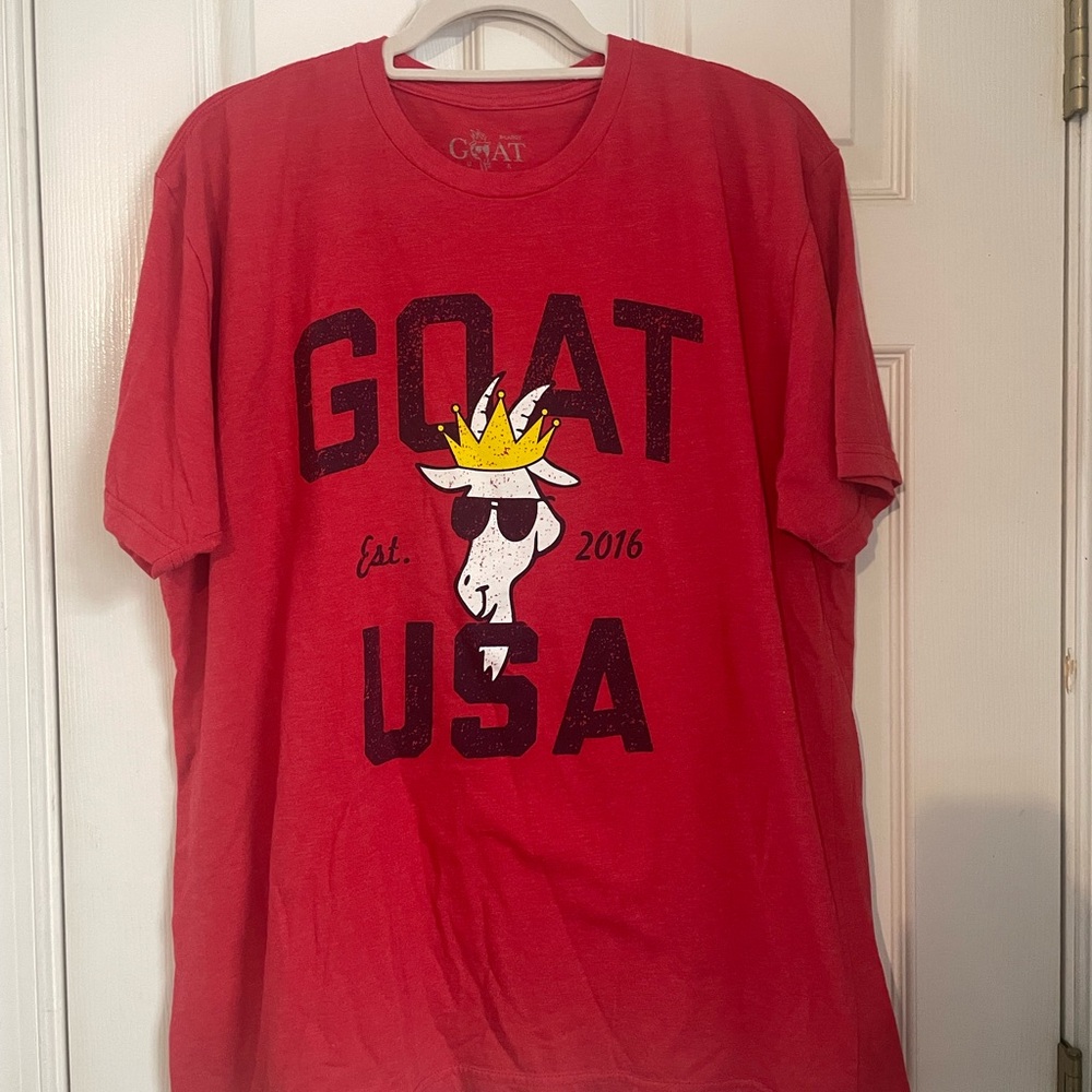 GOAT USA Red Graphic Tee